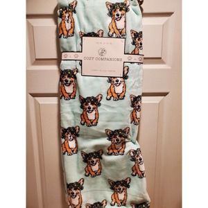 Cozy Companions 50" X 70" Welsh Corgi Comfy Plush Throw